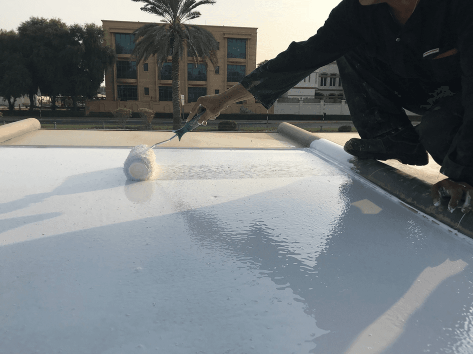 Roof Coating Application