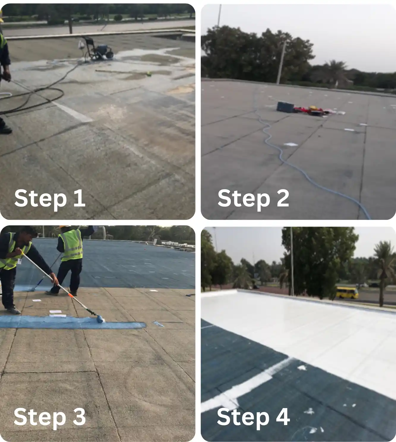 Roof Restoration Steps